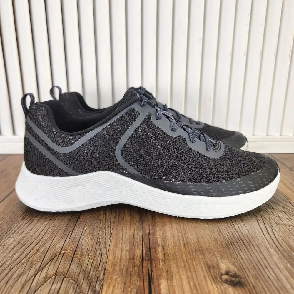 Dansko Sky Mesh Walking Shoes Womens Sz 7 Black White Athletic Comfort Sneakers